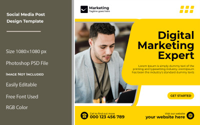 Social Media Post Design Template b