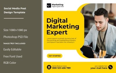 Social Media Post Design Template c