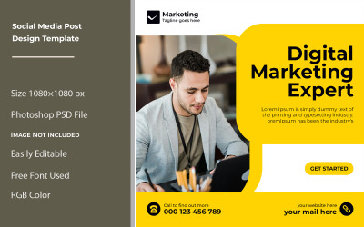Social Media Post Design Template d
