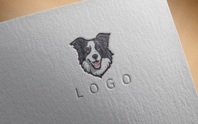 Elegant hundlogotyp 2-0347-23
