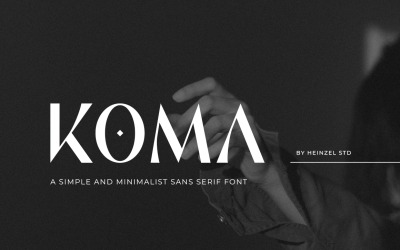 Koma Minimalista Sans Serif