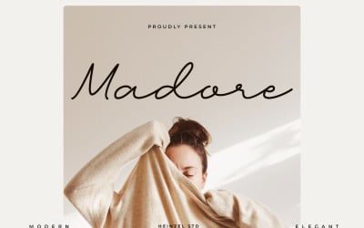 Madore - Modern Script Font