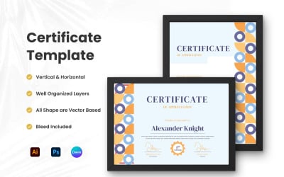 Modèle de certificat d&amp;#39;appréciation V2