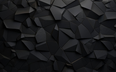 Abstrakte schwarze Texturwand_Schwarze strukturierte Wand_Dunkle strukturierte Steinmauer Hintergrund