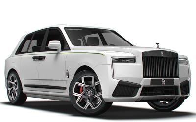 Czarna odznaka Rolls Royce Cullinan UK 2024