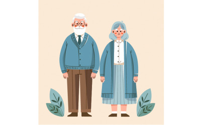 Illustrazione dello sfondo della Giornata mondiale di sensibilizzazione sugli abusi sugli anziani