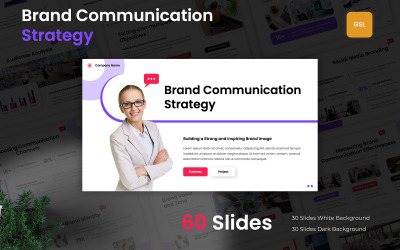 Шаблон стратегії комунікації бренду Google Slides