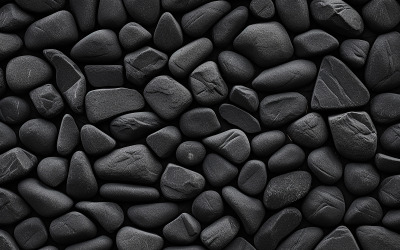 Patrón de piedra oscura_fondo de patrón de piedra negra_patrón de piedra pequeña_patrón de piedra pequeña