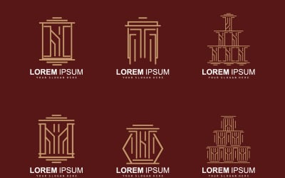 Pillar Logo Law Design Building ConstructionV6