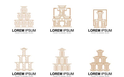 Pillar Logo Law Design Building ConstructionV8