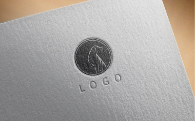 Zarif Köpek Logosu 27-0372-23
