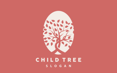 Ağaç Logosu Hayat Tasarımı Oyun Alanı IllustrationV8