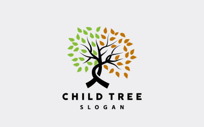 Baum-Logo, Leben, Design, Spielplatz, IllustrationV4