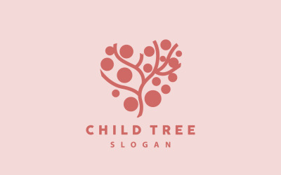 Дерево Логотип Дизайн Жизни Детская площадка IllustrationV29