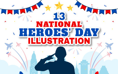 13 Filippijnen Heroes Day illustratie