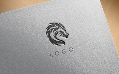 Elegante logo del drago 5-0395-23