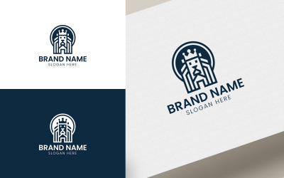King Lion Home logotyp mall V-01