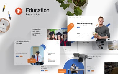 Bildung lernen PowerPoint Vorlage