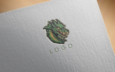 Elegantes Drachenlogo 13-0403-23