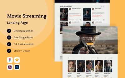 Novo - Landingpage für Film-Streaming V2