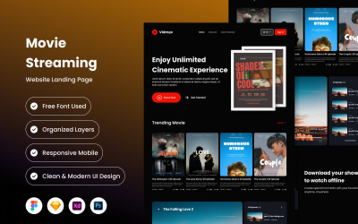 Vidmov - Landingspagina voor filmstreaming V2