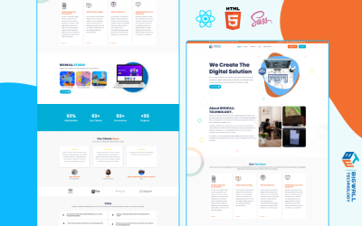 BIGWALLTECH - Plantilla corporativa de agencia React HTML