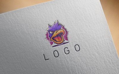 Elegantes Entenlogo 3-0184-23