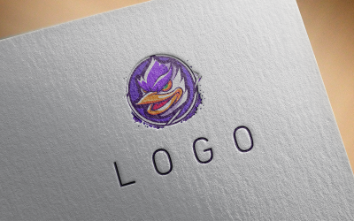 Elegantes Entenlogo 4-0185-23