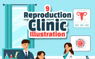 9 Illustration av reproduktionsklinik