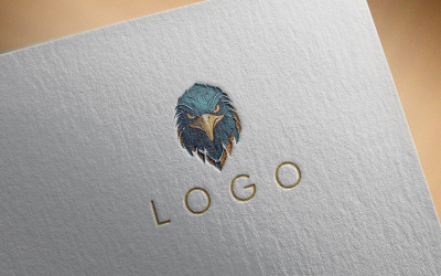 Logotipo de águila elegante-0279-23
