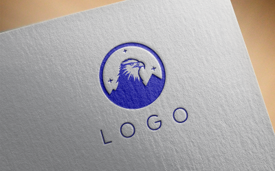 Logotipo elegante da águia 2-0295-23