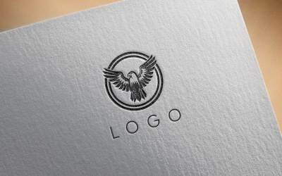 Logotipo elegante da águia 3-0296-23