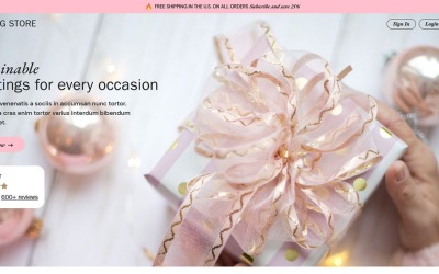 MG Gifting Store – HTML-шаблон початкового веб-сайту електронної комерції