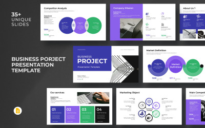 Modello di presentazione Google per progetto aziendale_