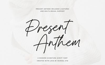 Presentera Anthem Signature Font