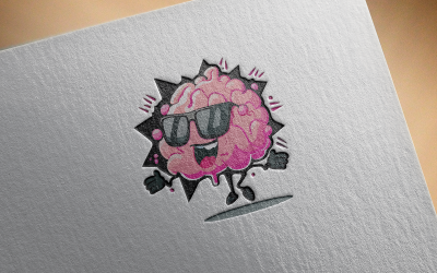 Gehirn-Logo-Vektor 2-06010