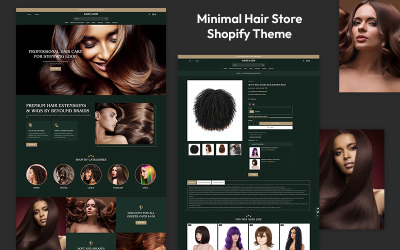 Hairloom - адаптивная Shopify тема для парикмахерской