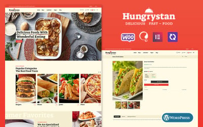 Hungrystan — тема WooCommerce для HoReCa, фаст-фуда, кафе и ресторанов