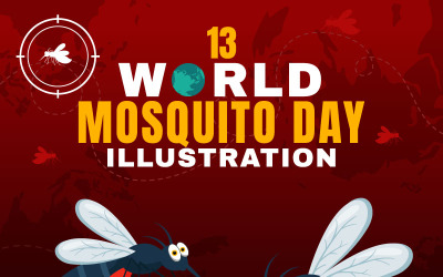 13 Illustrazione della Giornata mondiale delle zanzare