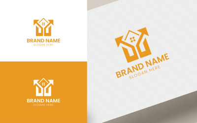 Logotipo de investimento residencial com letra G