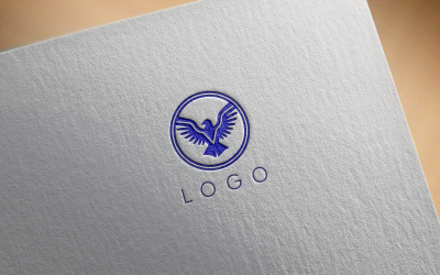 Logotipo elegante da águia 4-0297-23