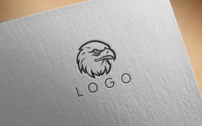 Logotipo elegante da águia 6-0299-23