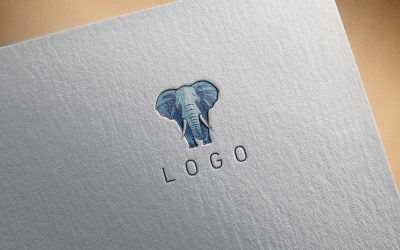 Logotipo elegante do elefante 3-0613-23