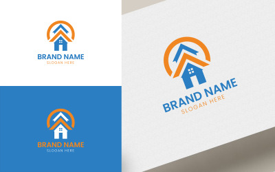 Real estate home Investment logo V-04