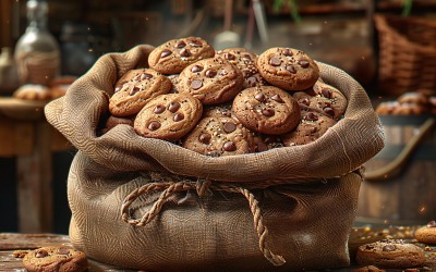 Cookies with chocolate chips Heap 09