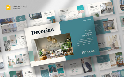 Decorian – Šablona Prezentací Google pro kreativní podnikání