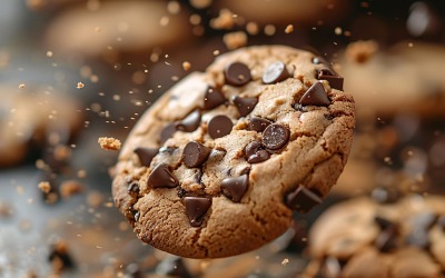 Floating Cookie Flying Chocolate chip cookies 18