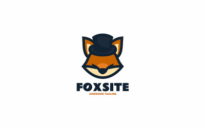 Fox Site Simple Mascot Logo 1