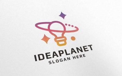 Idee Planeet Professioneel Logo