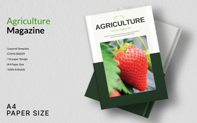 Landwirtschaftsmagazin-Vorlage